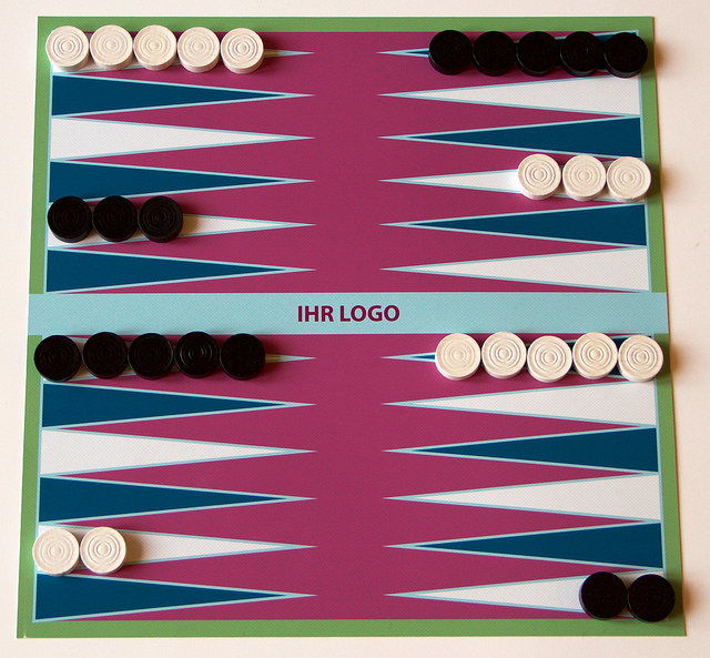 individuelles backgammon spiel