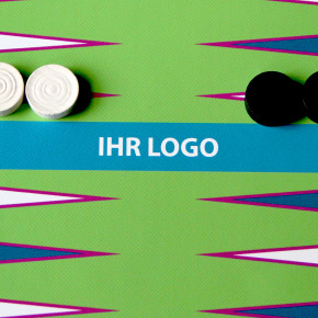 Backgammon Spiel Logo bedrucken