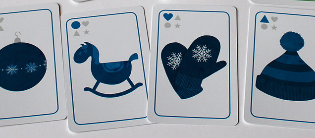Spieltz Adventkalender - Fenster 2: Das Weihnachtsquartett. Kartenspiel für Weihnachten und Advent
