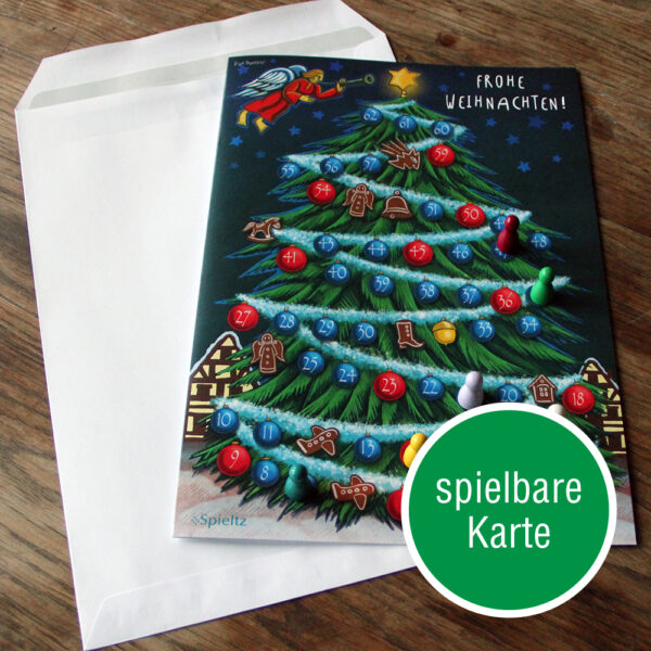 O Tannenbaum als spielbare Weihnachtskarte